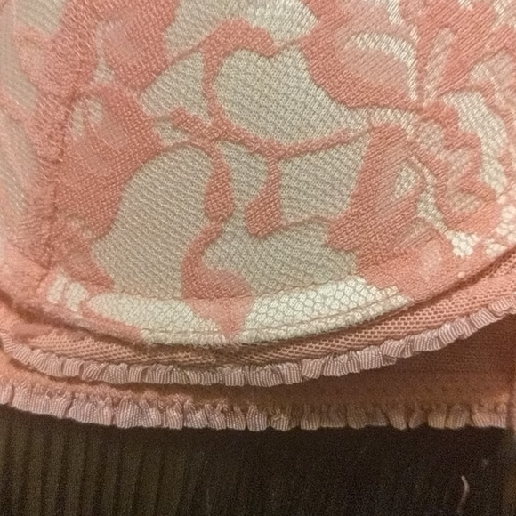 JESSICA SIMPSON Flirty Sexy Bra Pink Floral Lace - Picture 15 of 15